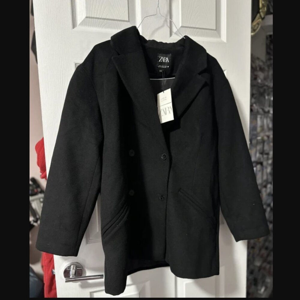 ZARA Elegant Black Coat